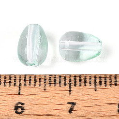 Выпечка расписные прозрачные стеклянные бусины&nbsp;DGLA-N014-10I