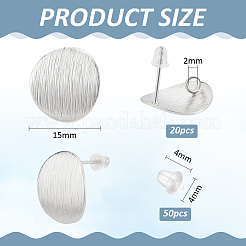 20 шт. Латунные выводы для ушей&nbsp;KK-BC0013-98