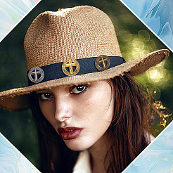 8 сумка 4 цвета сплав полые гравированные крестообразные декоративные пряжки&nbsp;BUTT-CP0001-09