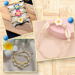 60шт кабошоны из полимерной глины&nbsp;CLAY-SC0002-46