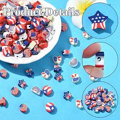 200шт бусины из полимерной глины ручной работы&nbsp;CLAY-CJ0002-06