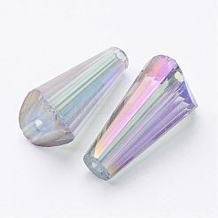 Граненые стеклянные шарики со смешанными гранями&nbsp;X-EGLA-R014-M