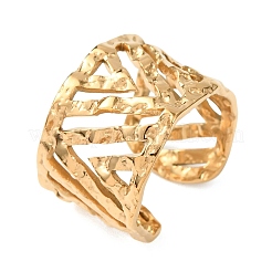 Колец для манжет из нержавеющей стали 304 с полой треугольной формой&nbsp;RJEW-G370-01G