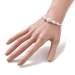 Браслеты из стеклянных бусин и ракушек&nbsp;BJEW-JB12980