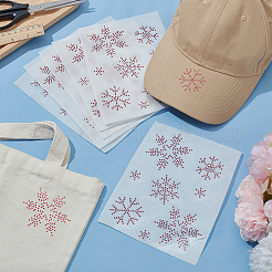 Исправление узора снежинки стразами&nbsp;DIY-WH0430-205C