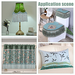 Лента с кисточками из полиэстера&nbsp;OCOR-WH0078-404B