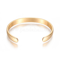 Браслеты-манжеты из нержавеющей стали 304 с ионным покрытием (IP)&nbsp;LS-STAS-I110-10-4mm-G