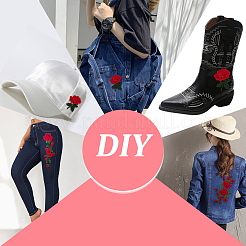 Утюг на ткани для вышивания полиэстера / пришивание заплат&nbsp;PATC-ME0001-06