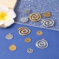 12 шт. 6 стиля подвески из нержавеющей стали 304&nbsp;STAS-FS0001-97