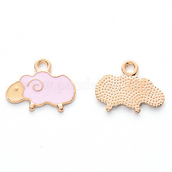 Подвески из эмали и сплава&nbsp;X-ENAM-R059-08B-RS