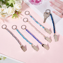 6шт стеклянный брелок&nbsp;KEYC-GF00006