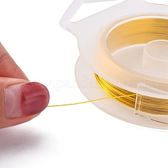 Круглая медная проволока для изготовления ювелирных изделий&nbsp;CWIR-WH0001-0.4mm-05-1