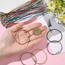 40 шт. 10 стиля прочных брелоков из нержавеющей стали 304&nbsp;FIND-SC0019-18