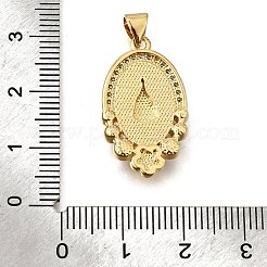 Латунные микропаве кубические цирконии АБС имитация жемчуга подвески&nbsp;KK-D328-02G-A