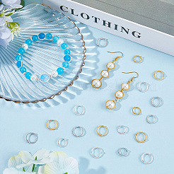 240шт 6 стиля оправы из бисера из сплава FIND-SP0002-53