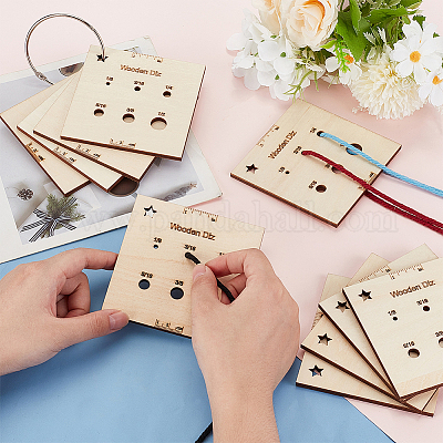 4 шт. доски для намотки деревянной резьбы&nbsp;AJEW-OC0005-38-1