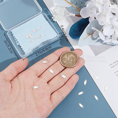 20 шт. 925 звена из стерлингового серебра&nbsp;STER-BBC0007-42-1