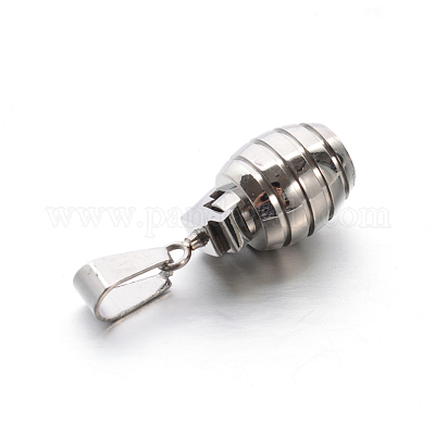 Мини-подвески в виде гранаты 3D из нержавеющей стали 304 STAS-E090-49P-1