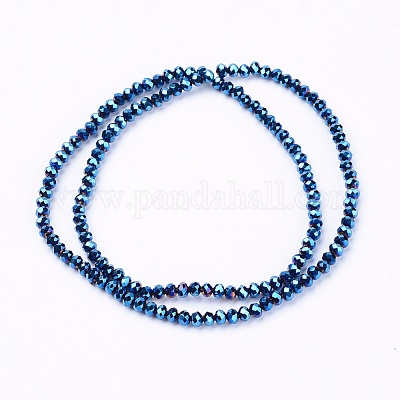 Гальванические стеклянные бусины&nbsp;EGLA-R080-4mm-M-1