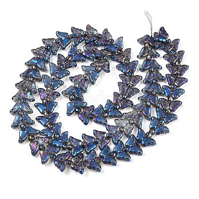 Стеклянные бусины с гальваническим покрытием &nbsp;EGLA-N012-04Q-1