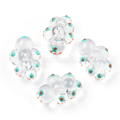 Прозрачные акриловые бусины&nbsp;ACRC-T012-01-A01-1