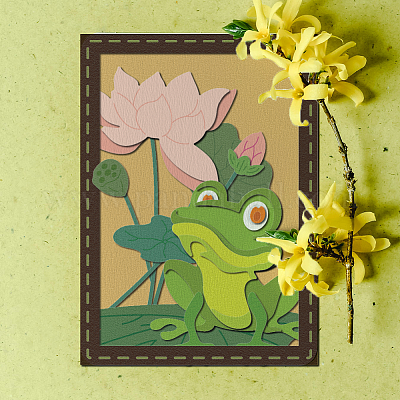 Углеродистая сталь разрезает трафареты DIY-WH0309-1962-1