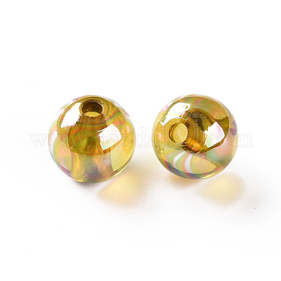 Прозрачные акриловые бусины MACR-S370-B10mm-737-1