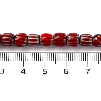 Бусы лэмпворк ручной работы LAMP-K041-01A-09-1