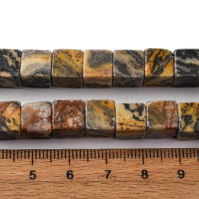 Натуральная карта каменные бусы пряди&nbsp;G-T139-8x8-45B-1