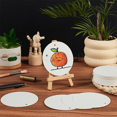 30 шт. чистящие салфетки из древесной целлюлозы и хлопчатобумажной губки&nbsp;AJEW-BC0009-67A-1