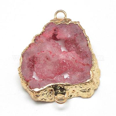 Соединители звеньев агата натурального друзы&nbsp;G-Q494-08-1