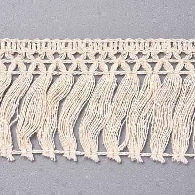 Края из хлопчатобумажной ленты&nbsp;LS-OCOR-WH0032-68-1