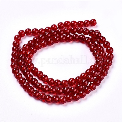 Стеклянные бусины кракле&nbsp;LS-CCG-Q001-8mm-A20-1