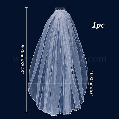 Гребни для волос из марли&nbsp;OHAR-WH0029-17-1