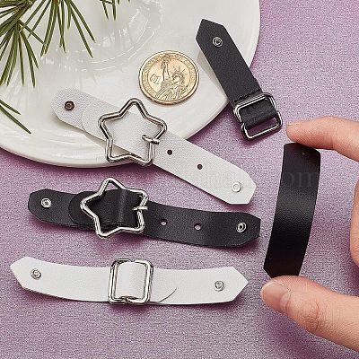 8 шт. пряжка-тогл из искусственной кожи 4-х видов&nbsp;FIND-FG0001-27-1