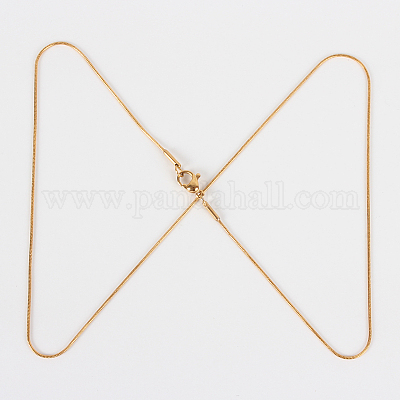 Изготовление ожерелья из нержавеющей стали 304 в виде змеиной цепи X-STAS-P045-11G-1