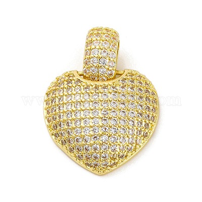 Латунные подвески с кубическим цирконием KK-D536-04G-1