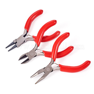 Набор из 3 мини-плоскогубцев из углеродистой стали 3 видов&nbsp;PT-TA0001-12-1