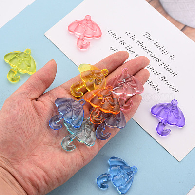 Прозрачные акриловые подвески TACR-T024-01B-1