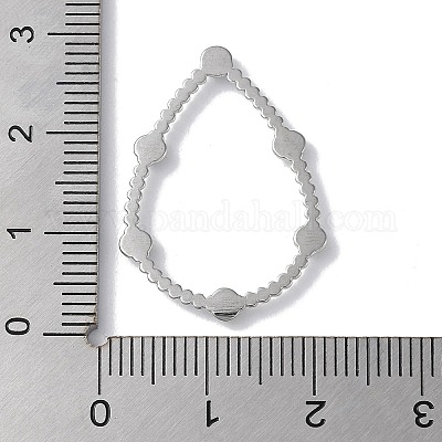 Нержавеющая сталь цвета 304 нержавеющая сталь стразы подвески&nbsp;LS-STAS-Q312-02C-P-1