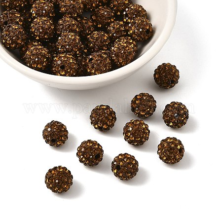 Pave disco бусины&nbsp;LS-RB-H258-10MM-220-1