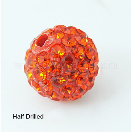 Бусины со стразами&nbsp;RB-H258-HD10mm-236-1