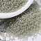 MIYUKI Delica Beads, Cylinder, Japanese Seed Beads, 11/0, (DB0383) Matte Transparent Oyster Luster, 1.3x1.6mm, Hole: 0.8mm, about 2000pcs/10g