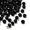K9 Glass, Imitation Austrian Crystal Beads, Grade AAA, Faceted, Rondelle, Black, 4x3mm, Hole: 0.7~0.9mm