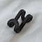 Plastic Hooks, for Hanging Pots and Pans, Clothes, Plants, Kitchen Utensils, Black, 40x26mm