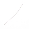 Stainless Steel Pins, for Handmade Necklace Threading, Stainless Steel Color, 75x0.2x0.1mm