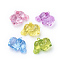Transparent Acrylic Pendants, Elephant, Mixed Color, 32x44x23mm, Hole: 3mm, about 45pcs/500g