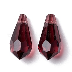 Граненые подвески из прозрачного стекла формата А5&nbsp;GLAA-D003-03