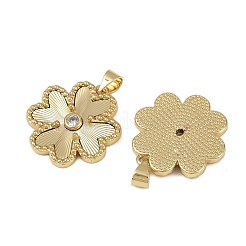 Латунные микро проложить кубического циркония подвески&nbsp;KK-I358-051G