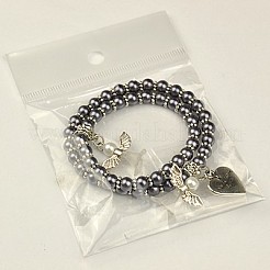 Прекрасном свадебном платье ангела ювелирных изделий для матери и дочери&nbsp;BJEW-JB00728-21